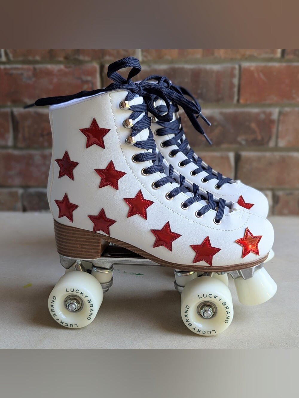 Lucky Brand All Star Patriotic Honor American Quad Roller Skates US 6 UK 5 EU 37 - Picture 7 of 11